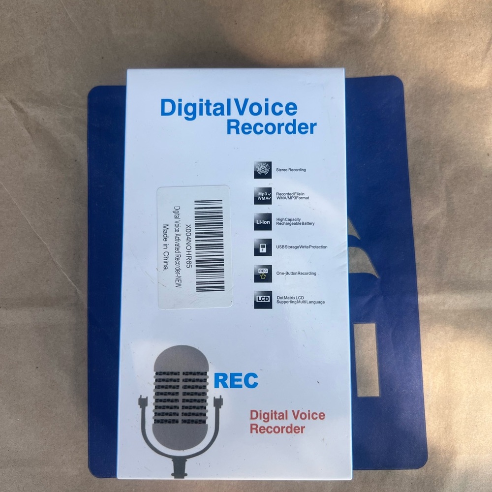 Tallkcoder Digital Voice Recorder – 64GB, Noise Reduction & Voice Activated